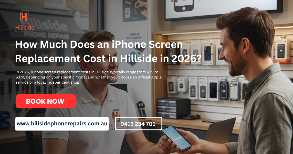 How Much Does an iPhone Screen Replacement Cost in Hillside in 2026?